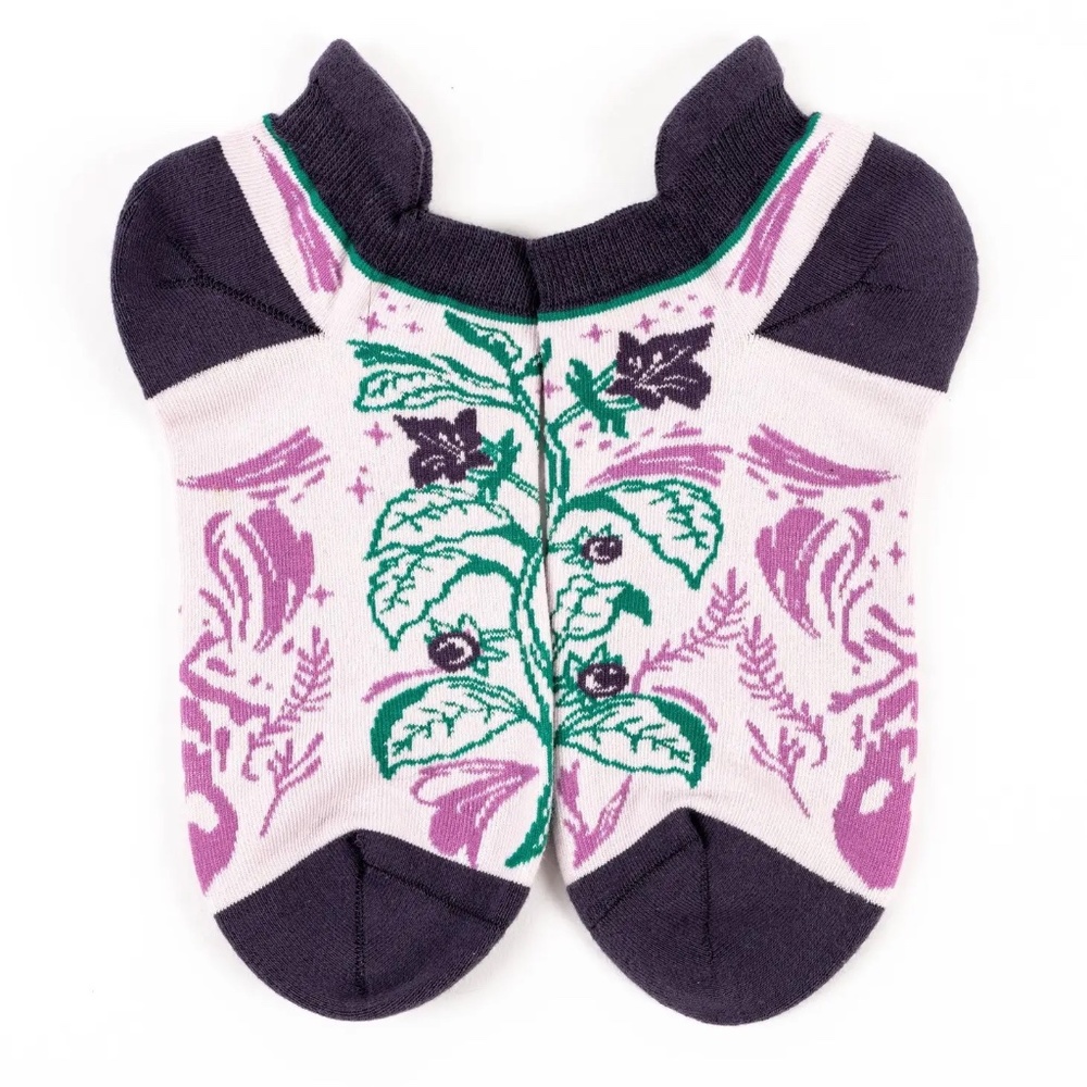 Belladonna Deadly Nightshade Ankle Socks